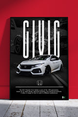 Civic Type R | Cars Poster Wall Art