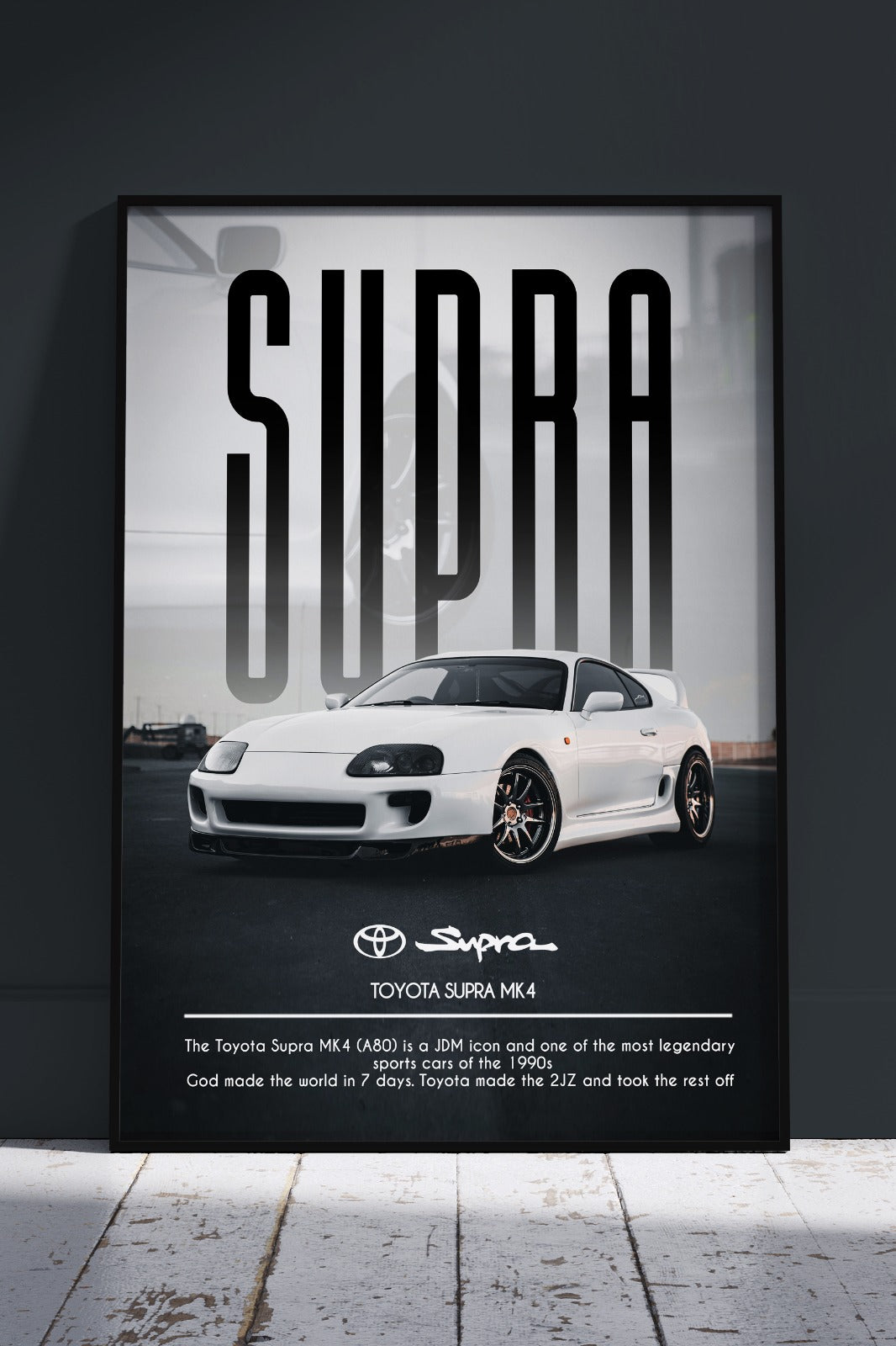 Toyota Supra MK4 | Cars Poster Wall Art