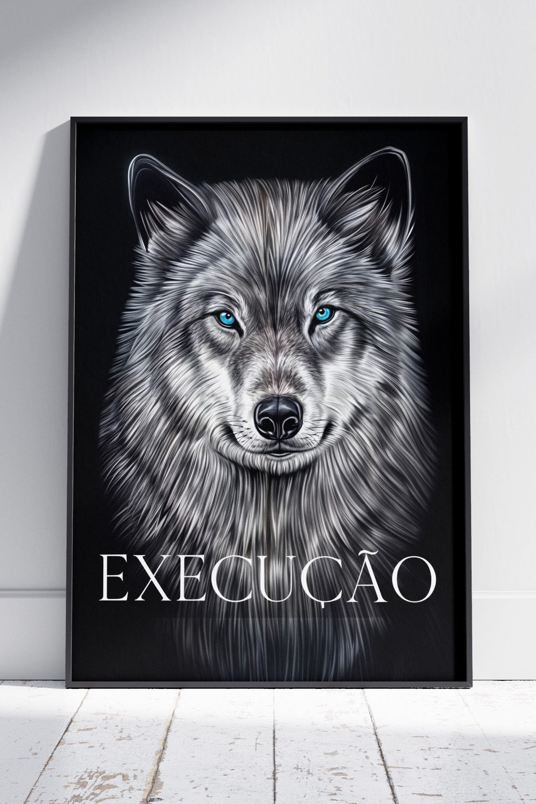 mystical wolf execucao | Animal Poster Wall Art