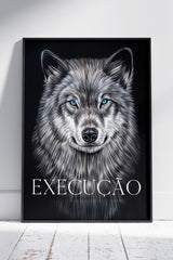 mystical wolf execucao | Animal Poster Wall Art
