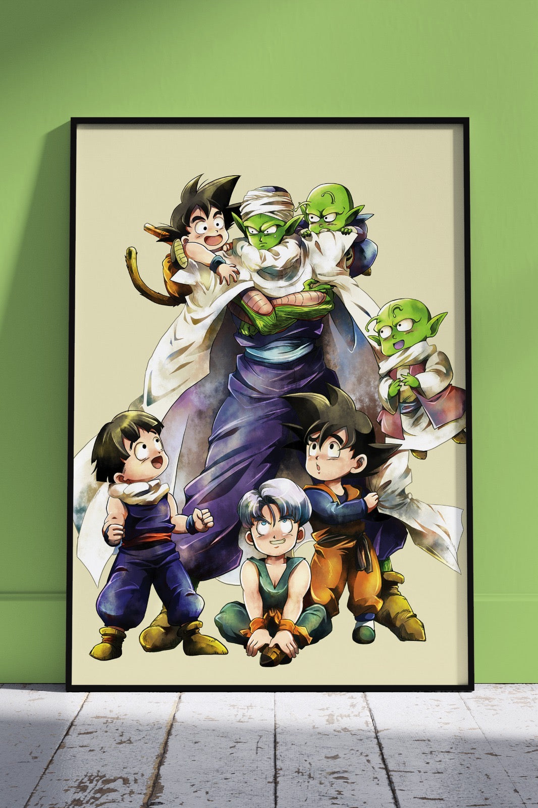 piccolo, son gohan, dragon ball z | Anime Poster Wall Art