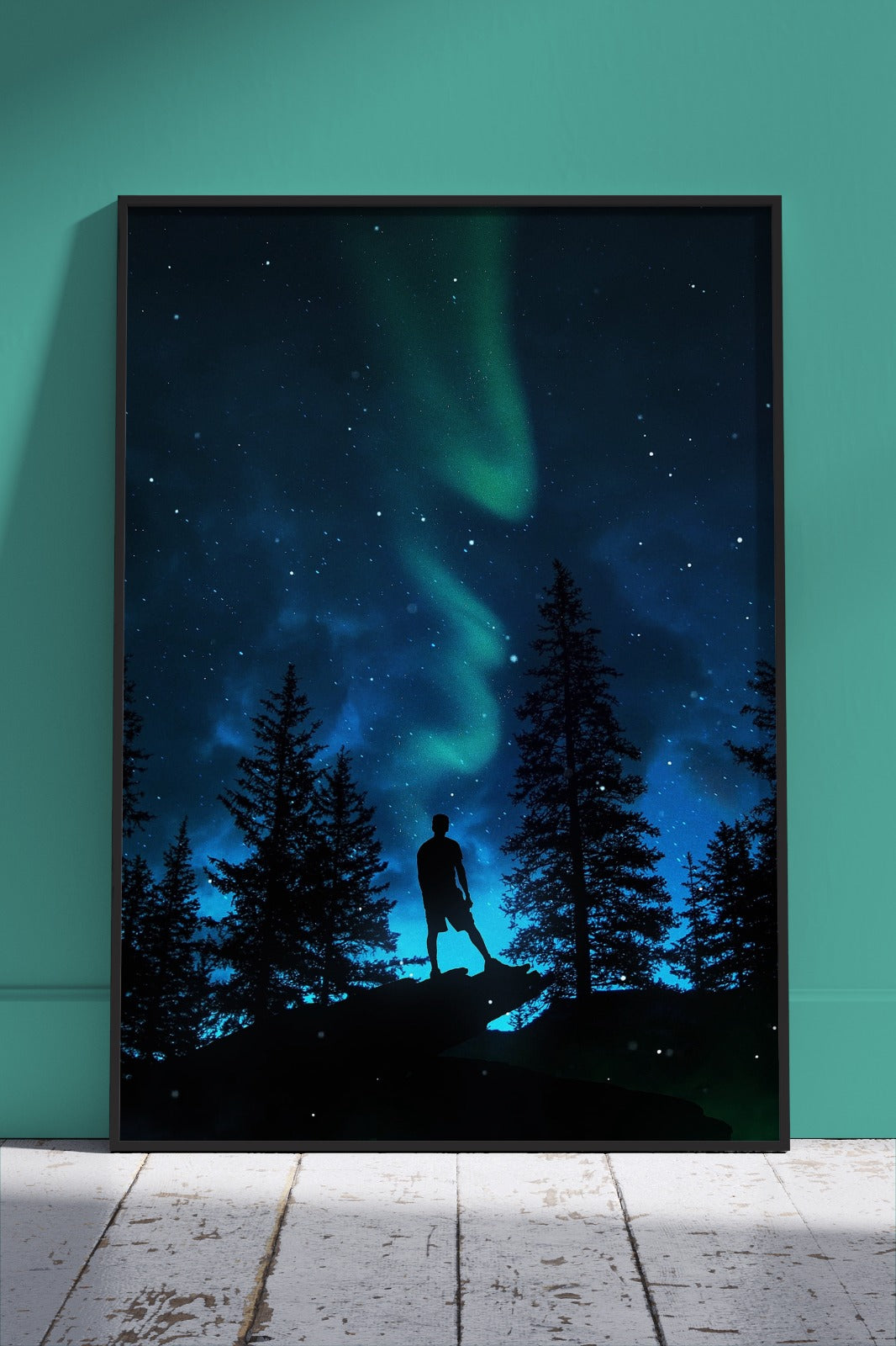 Aurora Lights Night | Poster Wall Art