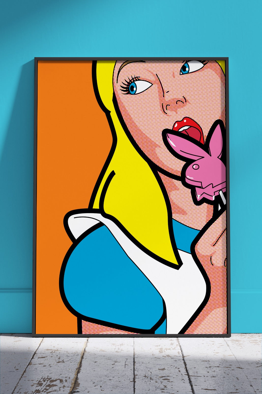 Alicia Paleta Pop Art | Girlish Poster Wall Art