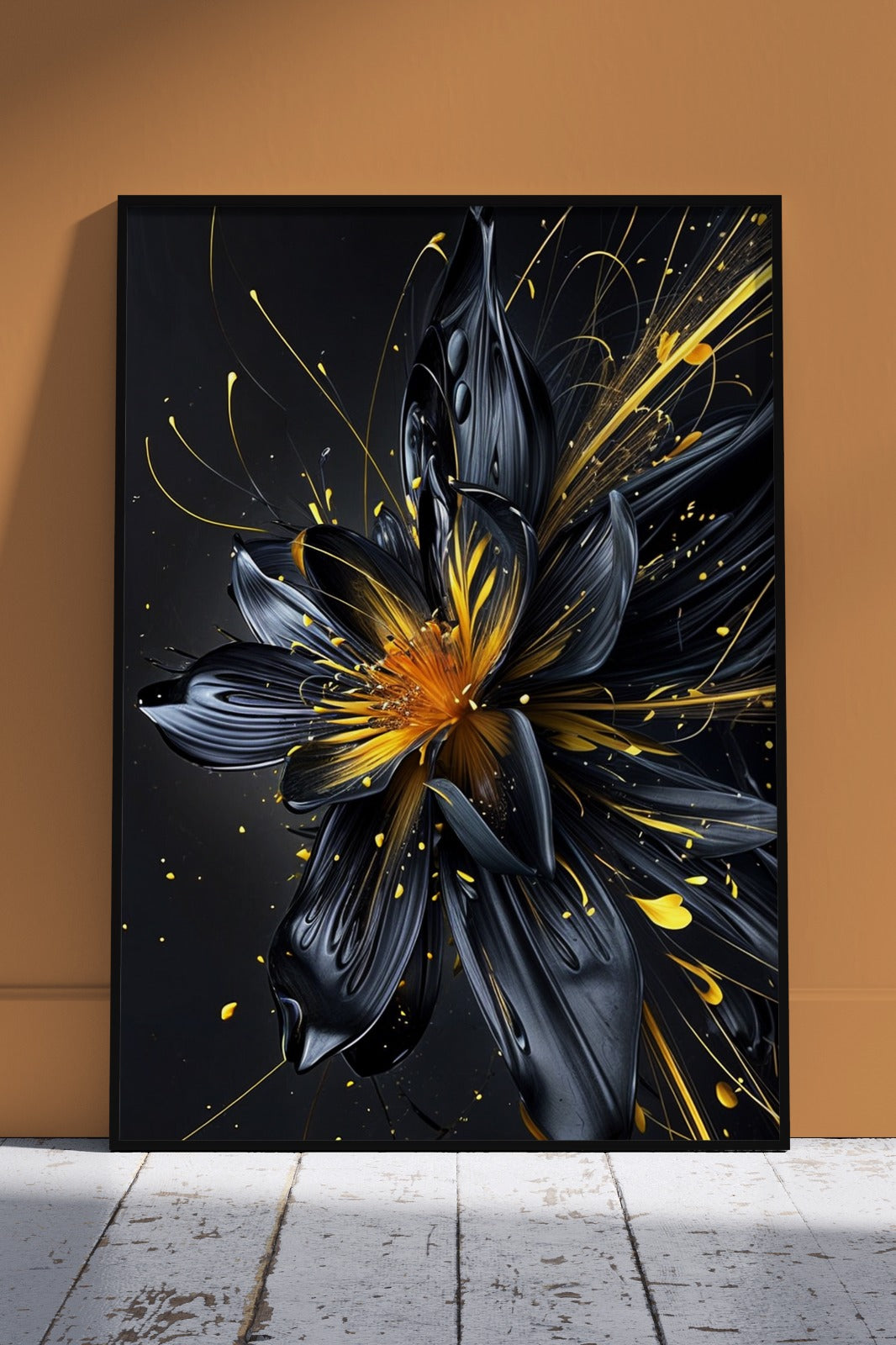A swirling vortex of vibrant colors and shapes | Floral Poster Wall Art