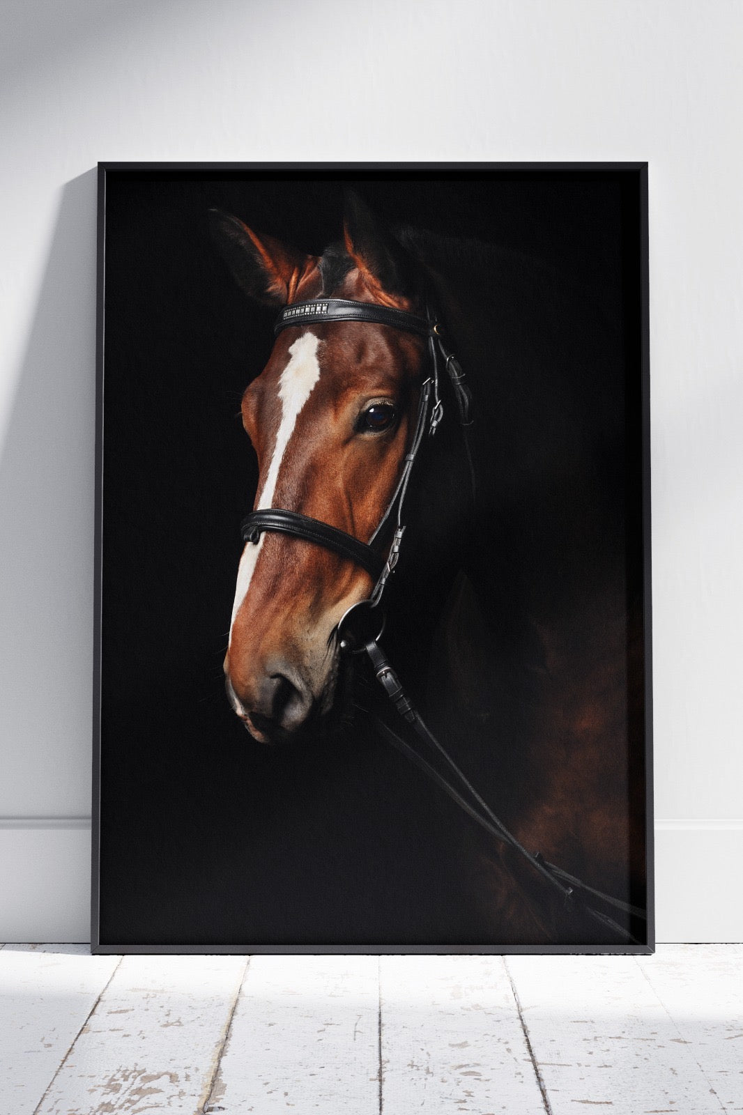 Horse in Grungeon Style 002 | Animal Poster Wall Art
