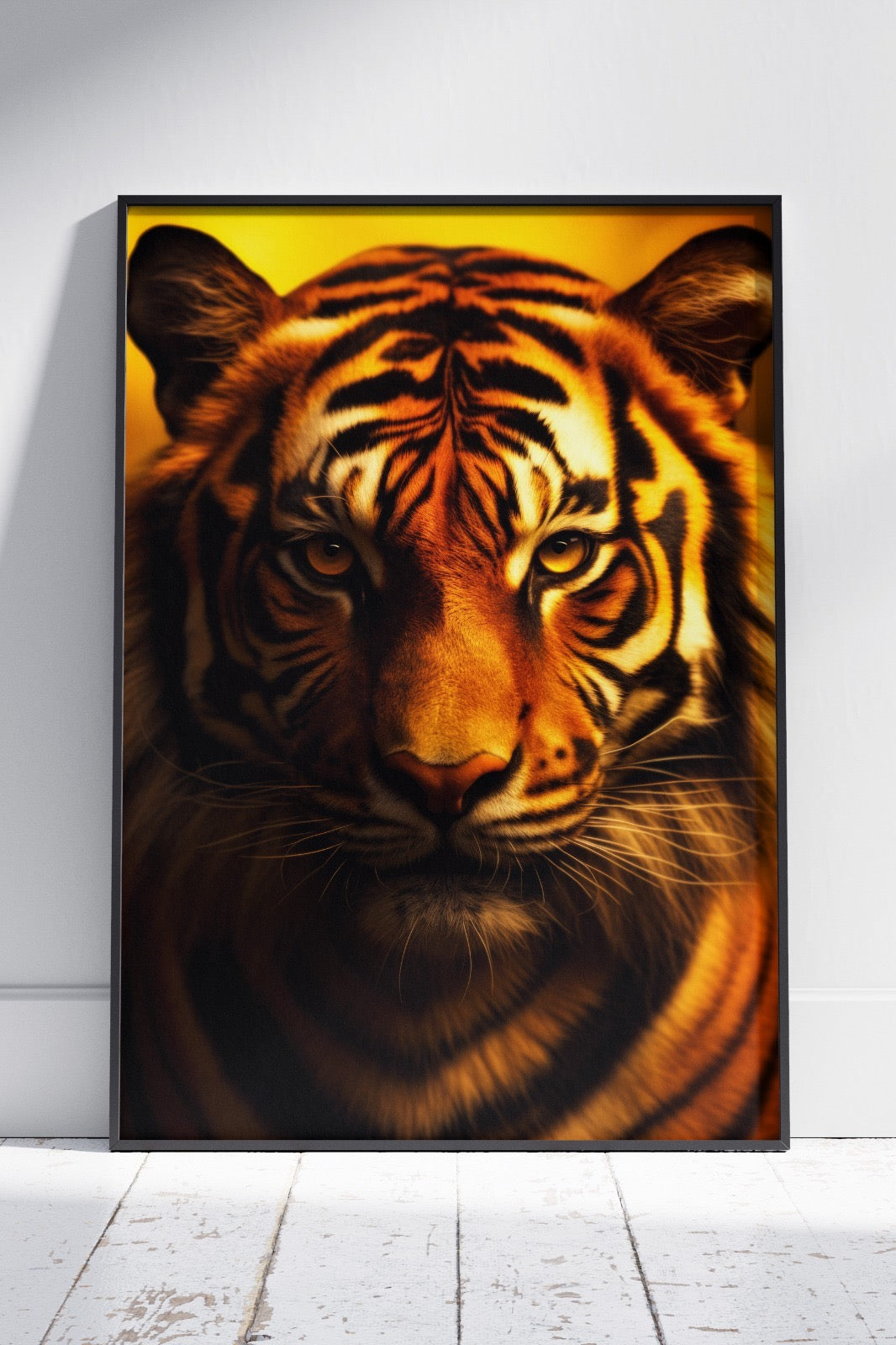 Portrait of a Tiger Ferocious | Animal Poster Wall Art