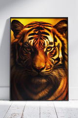 Portrait of a Tiger Ferocious | Animal Poster Wall Art