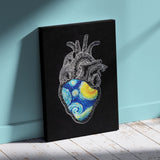 Starry night heart